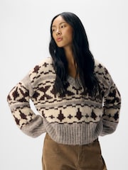 OBJECT Fair Isle Long Sleeve Jumper - Bild 1 von 4