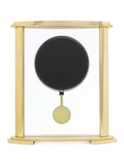 Acctim Clocks Gold Coloured Welwyn Metal Table Clock - Image 5 of 5