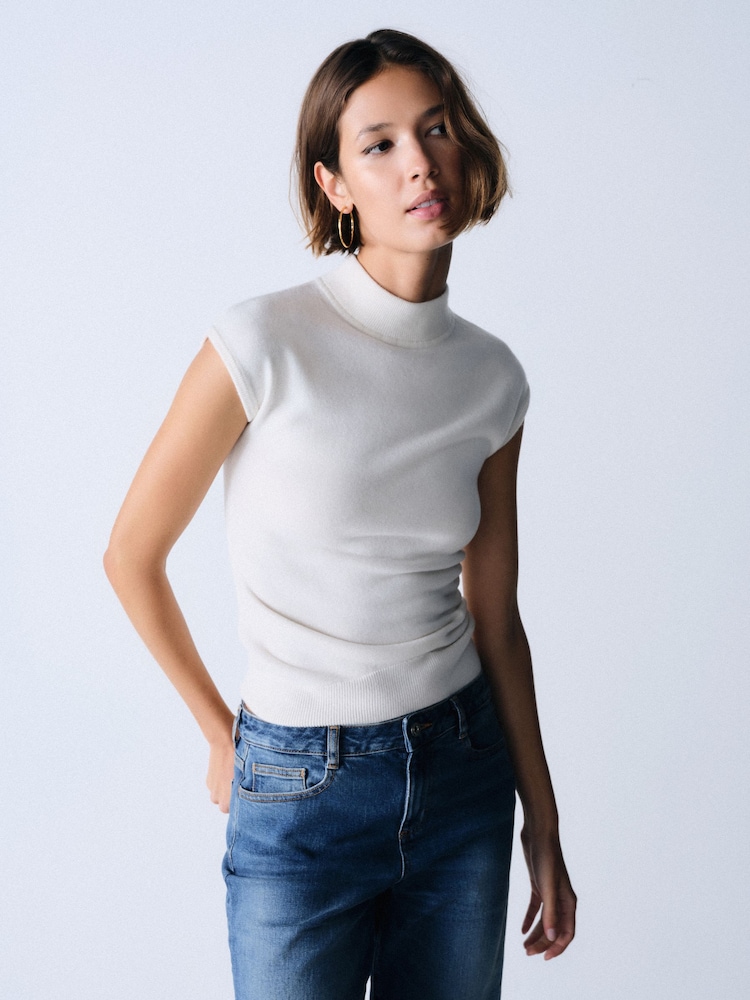 The Set ニットキャップスリーブハイネックトップス 3枚組 - 画像 1 / 11