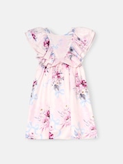 Angel & Rocket White Emillie Print Fill Sleeve Dress - Image 6 of 8