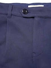 Angel & Rocket Blue Maddox Pleat Front Smart Shorts - Image 7 of 7