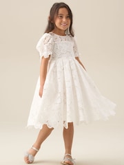 Angel & Rocket White Maeva Mint Lace Dress - Image 5 of 5