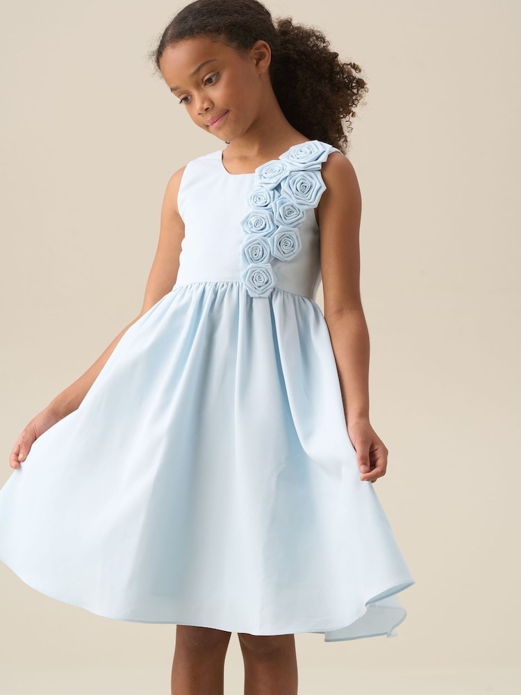Buy Angel & Rocket Blue Niamh 3D Flower Corsage Dress from Next USA