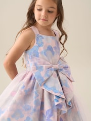 Angel & Rocket Pink Mia Bow Waist Dress - Image 3 of 8