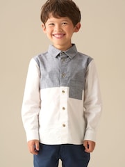 قميص أكسفورد بألوان متباينة Heath من Angel & Rocket - صورة 3 من 5