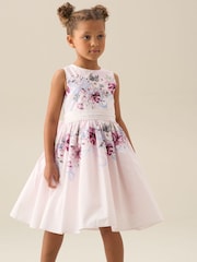 Angel & Rocket Pink Elisa Print Bow Back Dress - Image 14 of 18