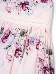 Angel & Rocket Pink Elisa Print Bow Back Dress - Image 18 of 18