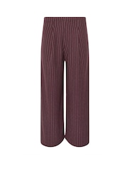 PixieGirl Petite Red Pinstripe Palazzo Wide Leg Trousers - Image 5 of 5