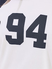 PixieGirl Petite Blue Raglan Sleeve V Neck 94 Sweat Top - Image 4 of 5