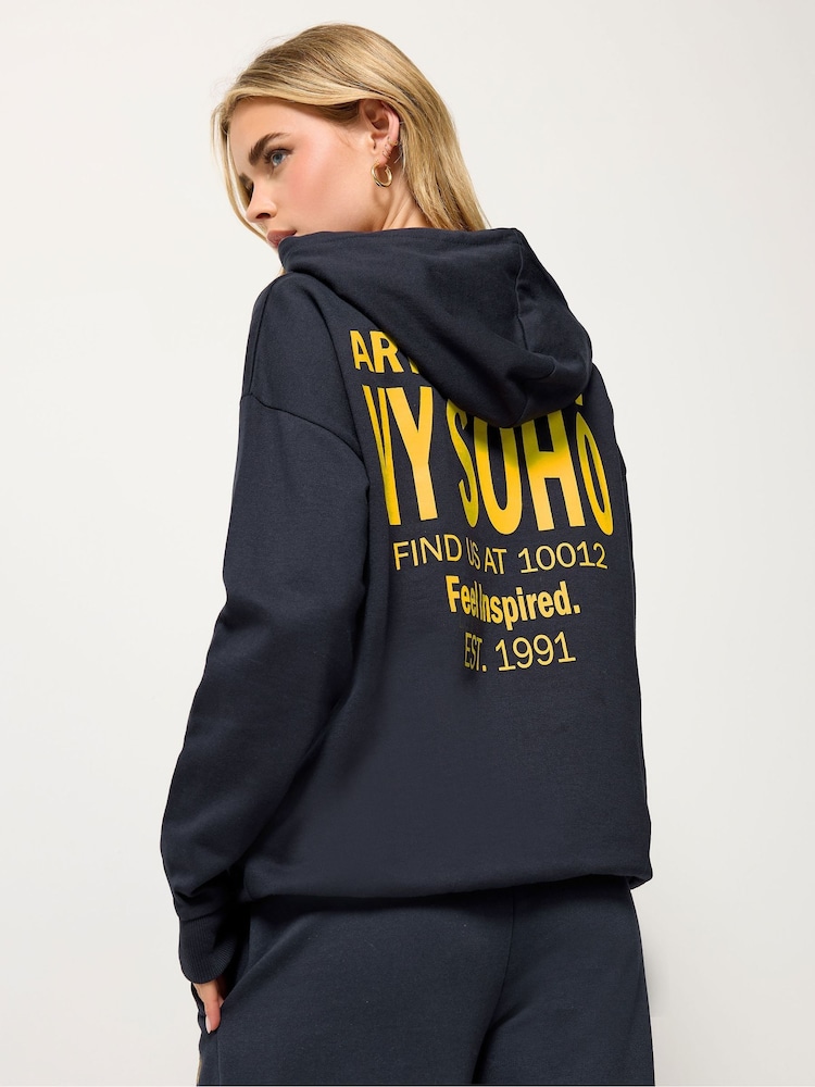 PixieGirl Petite Blue NY Soho Hoodie - Image 2 of 6