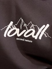 LOVALL Brown ALL SZN Oversized Sweatshirt - Image 3 of 5