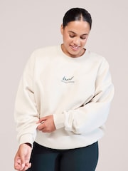 LOVALL Natural ALL SZN Oversized Sweatshirt - Image 3 of 5