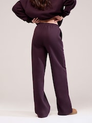 LOVALL Red Wide Leg Joggers - Image 3 of 6