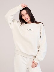 LOVALL Natural All SZN Oversized Sweatshirt - Image 3 of 5