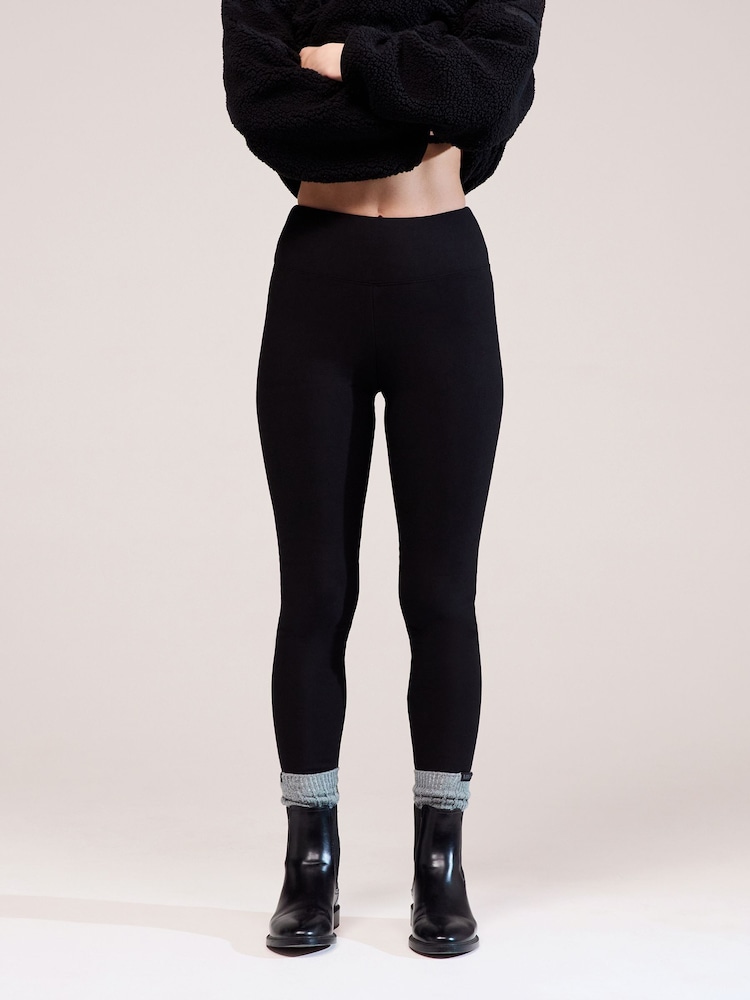 LOVALL Black Tall Winter Leggings - Image 1 of 5 LOVALL Black Tall Winter Leggings - Image 1 of 5