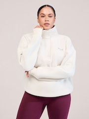LOVALL Natural Heavyweight 1/4 Zip Sweatshirt - Image 1 of 5