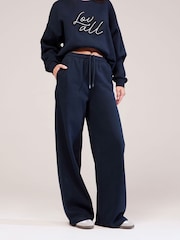 LOVALL Blue Wide Leg Joggers - Image 1 of 5