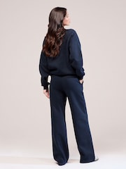 LOVALL Blue Wide Leg Joggers - Image 4 of 5