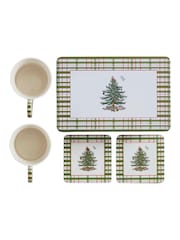 Spode 5 Piece Multi Christmas Tree 2025 Annual Mug & Tin Set - Image 5 of 6