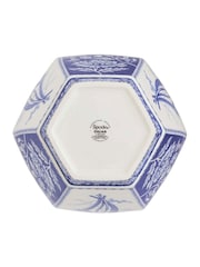 Spode Blue White Italian Floral Vase - Image 5 of 6