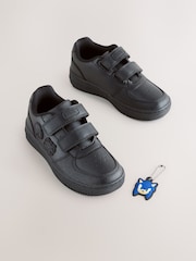 Чорний - Sonic Touch Fastening School Shoes - Image 2 of 7