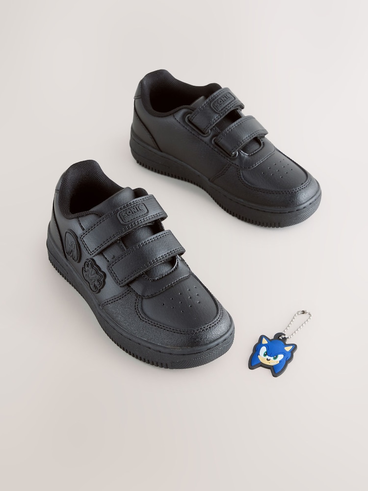 Чорний - Sonic Touch Fastening School Shoes - Image 2 of 7 Чорний - Sonic Touch Fastening School Shoes - Image 2 of 7