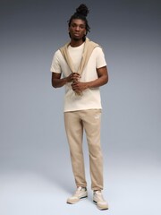 Puma Brown Essentials No. 1 Logo Joggers - Image 3 of 5