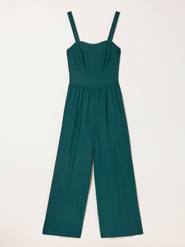 FatFace Ruby Teal Blue Petite Jumpsuit - Image 5 of 5