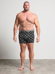 BadRhino Big & Tall Black Boxers 3 Pack - Image 2 of 6