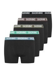 BadRhino Big & Tall Black Boxers 5 Pack - Image 5 of 5