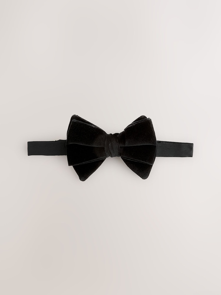 Black Signature Italian Cotton Bow Tie - Image 1 of 4
