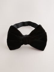 Black Signature Italian Cotton Bow Tie - Image 2 of 4
