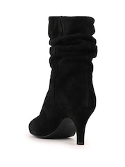 Jones Bootmaker Black Kathryn Slouch Leather Ankle Boots - Image 3 of 5