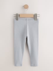 Brown/Grey Ribbed Leggings 5 Pack (3mths-7yrs) - Image 6 of 10
