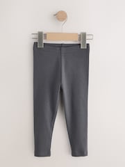 Brown/Grey Ribbed Leggings 5 Pack (3mths-7yrs) - Image 7 of 10