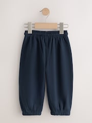Blue/Navy Wide Cuffed Joggers 3 Pack (3mths-7yrs) - Image 2 of 7