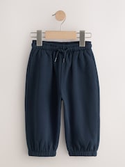 Blue/Navy Wide Cuffed Joggers 3 Pack (3mths-7yrs) - Image 5 of 7