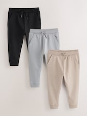 Μαύρο/Γκρι - Πακέτο Super Skinny Joggers 3 (3μήνες-7έτη) - Εικόνα 1 από 7