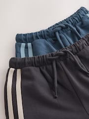 Blue/Grey Side Stripe Joggers 2 Pack (3mths-7yrs) - Image 5 of 6