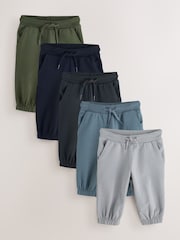 Gray/Black/Berde - Joggers 5 Pack (3mths-7yrs) - Larawan 1 ng 9