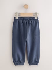 Black/Grey Regular Fit Soft Touch Jersey Joggers (3mths-7yrs) - Image 5 of 7