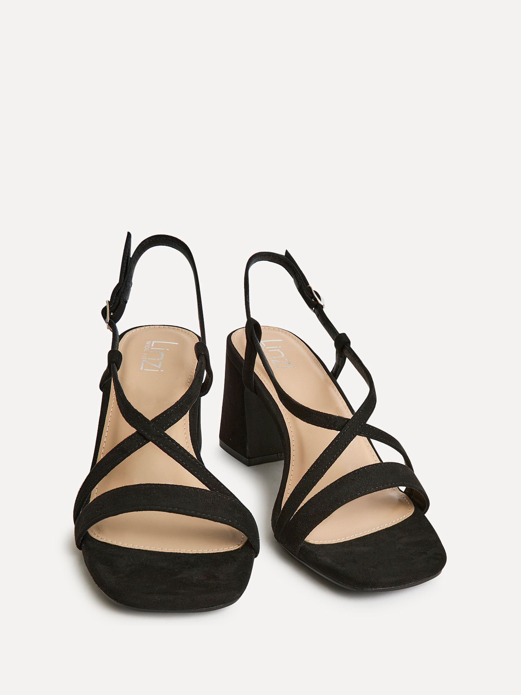 strappy sandals new look black heel sandals