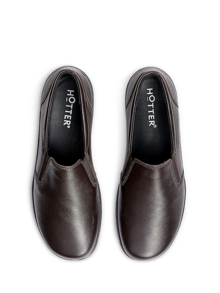 Hotter Brown Regular Fit Glove II Slip-On Shoes - Image 4 of 4 Hotter Brown Regular Fit Glove II Slip-On Shoes - Image 4 of 4