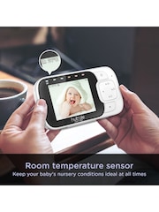 Hubble White Nursery Pal Essentials Smart 2.8 inch Baby Monitor - Image 5 of 7