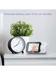 Hubble White Nursery Pal Essentials Smart 2.8 inch Baby Monitor - Image 6 of 7