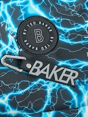 Baker by Ted Baker Blue Back To School Childrens Lightning Storm Backpack - Image 5 of 7