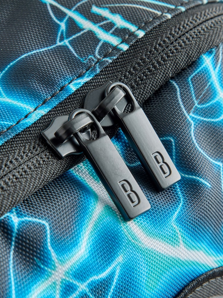 Baker by Ted Baker Blue Back To School Childrens Lightning Storm Backpack - Image 7 of 7 Baker by Ted Baker Blue Back To School Childrens Lightning Storm Backpack - Image 7 of 7