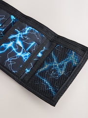 Blue Lightening Storm Rip Wallet - Image 4 of 4