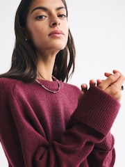 Abercrombie & Fitch Red Long Sleeve Crew Neck Jumper - Image 6 of 7