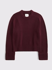 Abercrombie & Fitch Red Long Sleeve Crew Neck Jumper - Image 7 of 7
